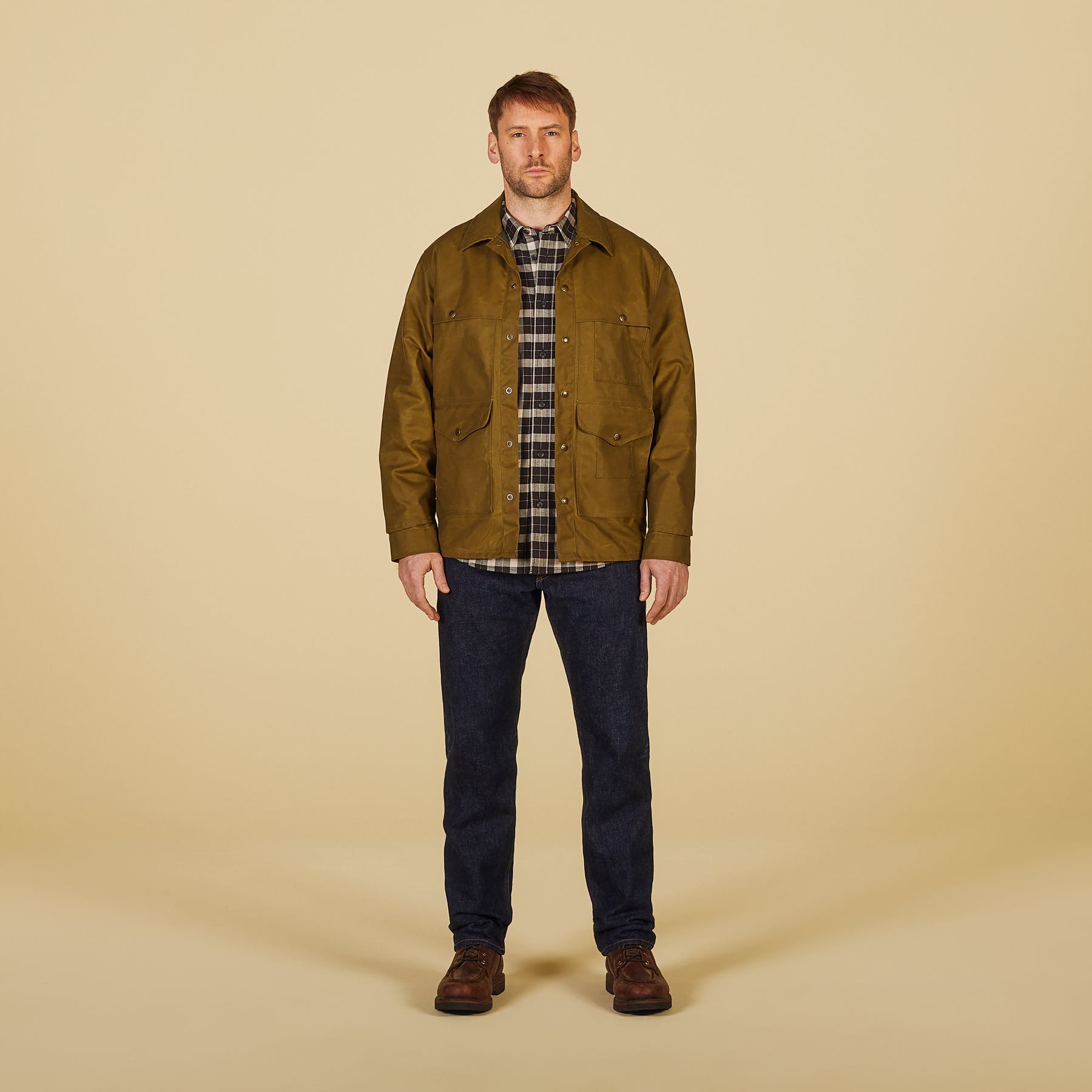 Lined Tin Cloth Cruiser Jacket