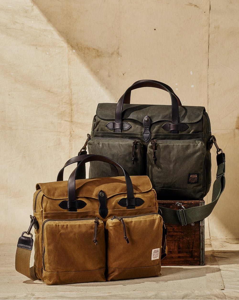 24 Hour Tin Cloth Briefcase | Filson