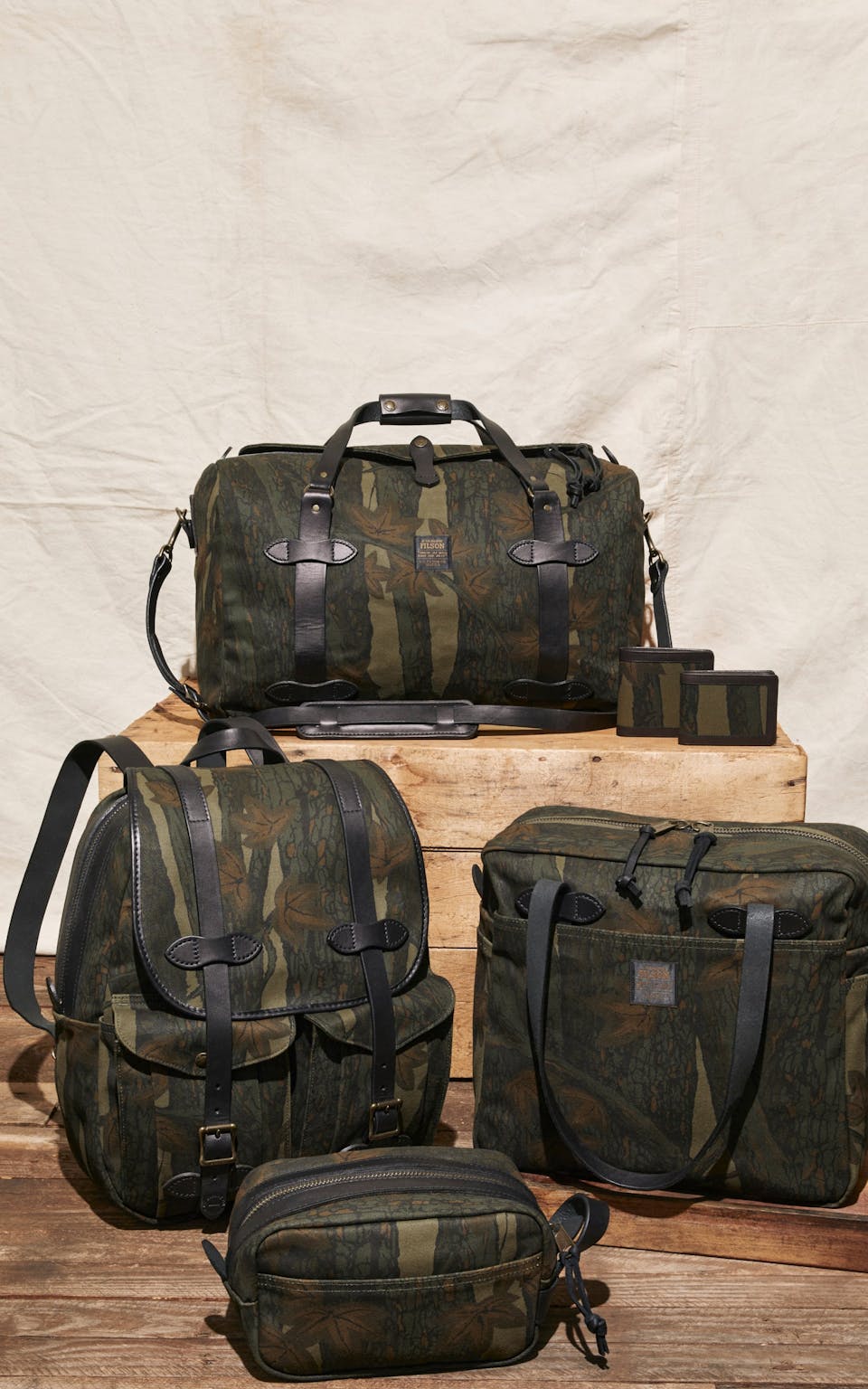 MAPLE BARK CAMO BAGS