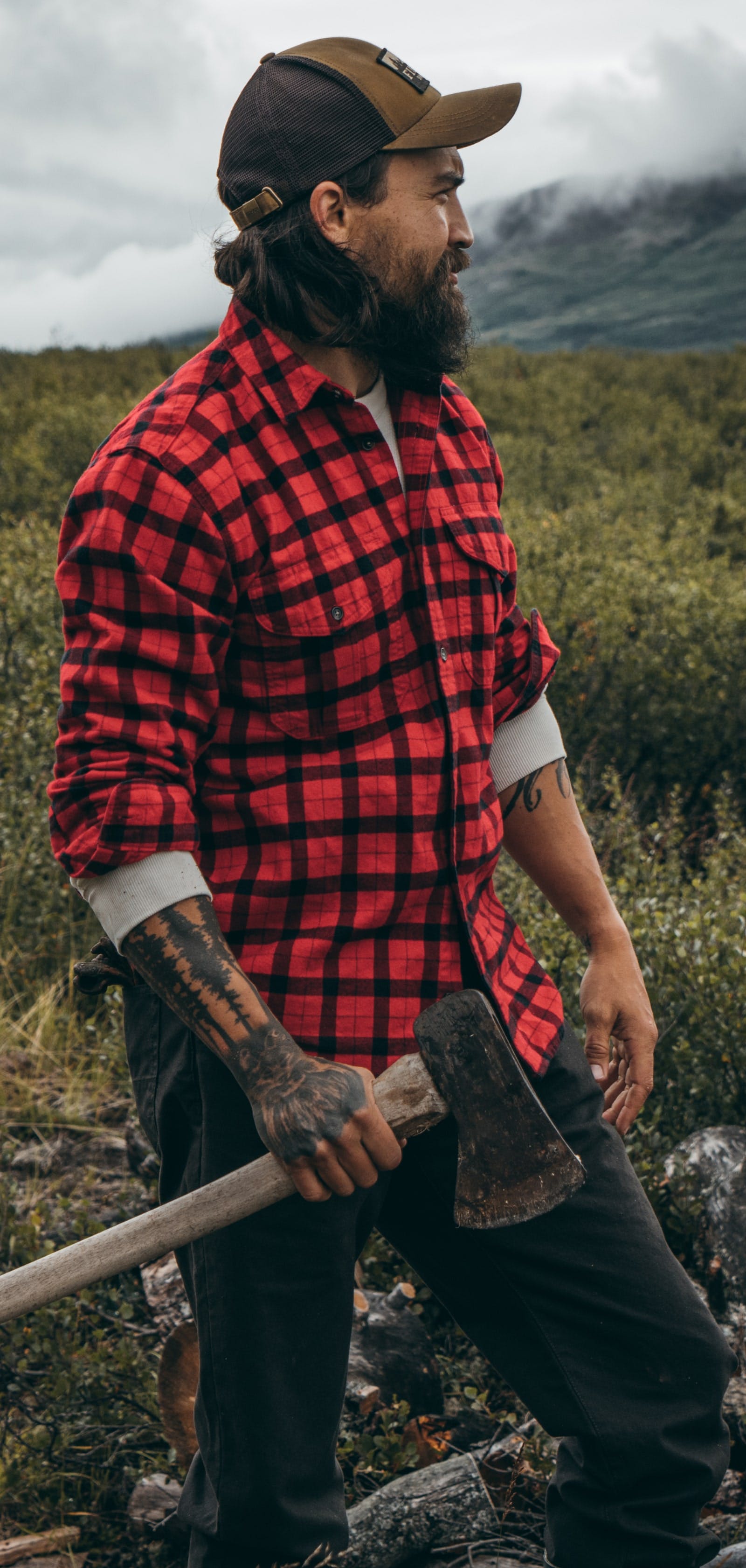 Mens plaid flannel jacket best sale