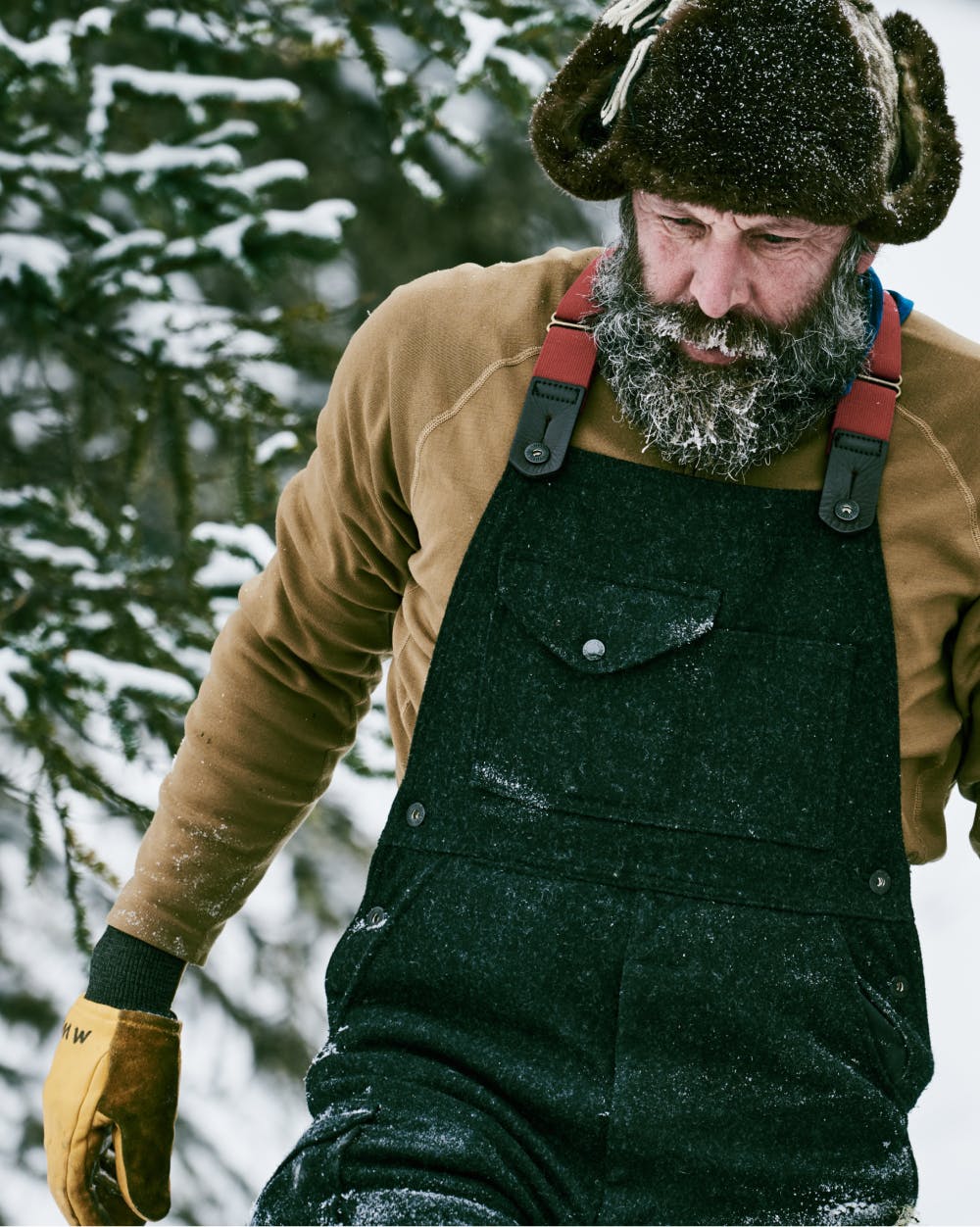 Men's Mackinaw Wool Bibs | Filson