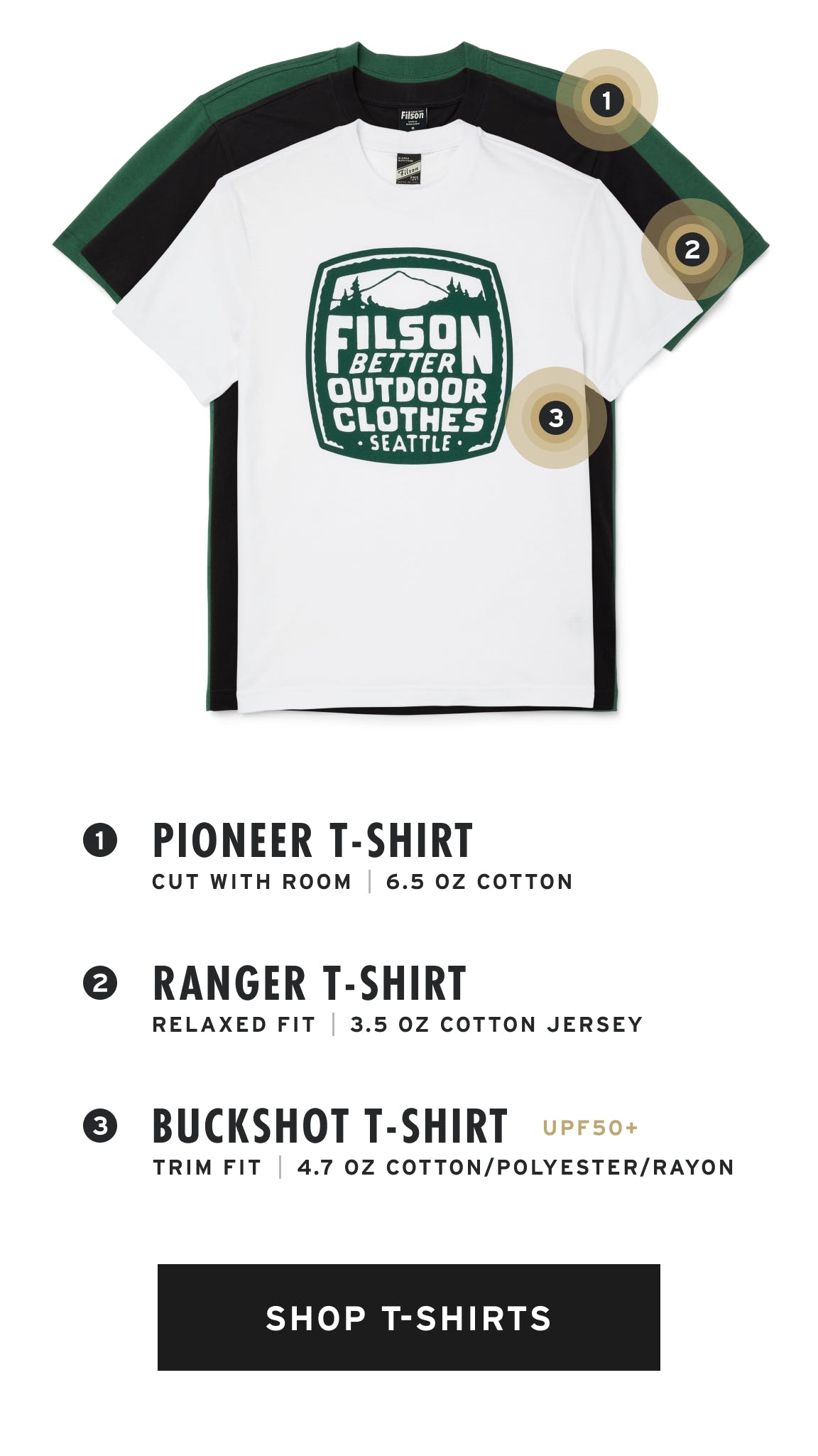 Filson pocket t shirt Clearance