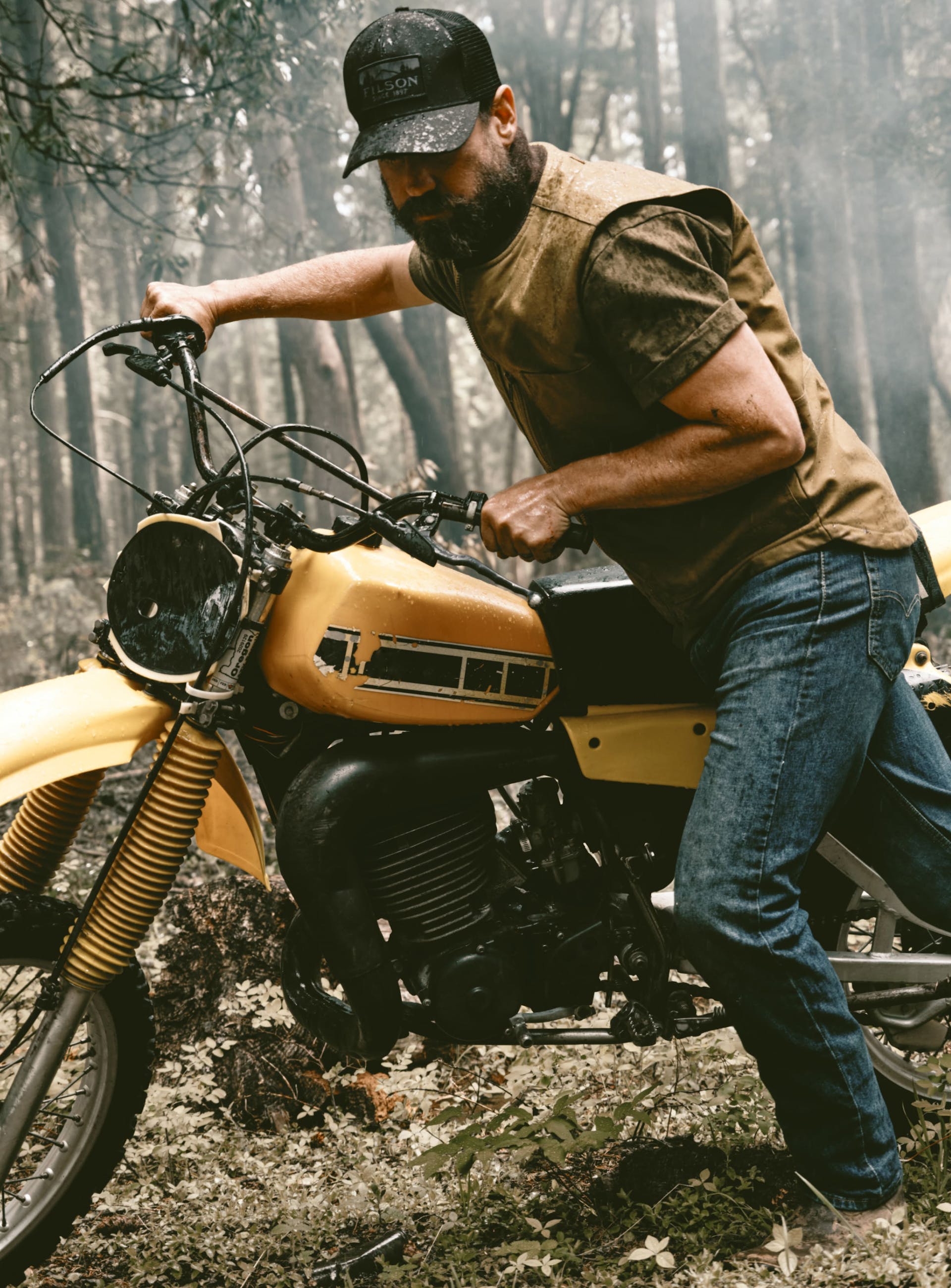 Waxed canvas sale motorcycle vest