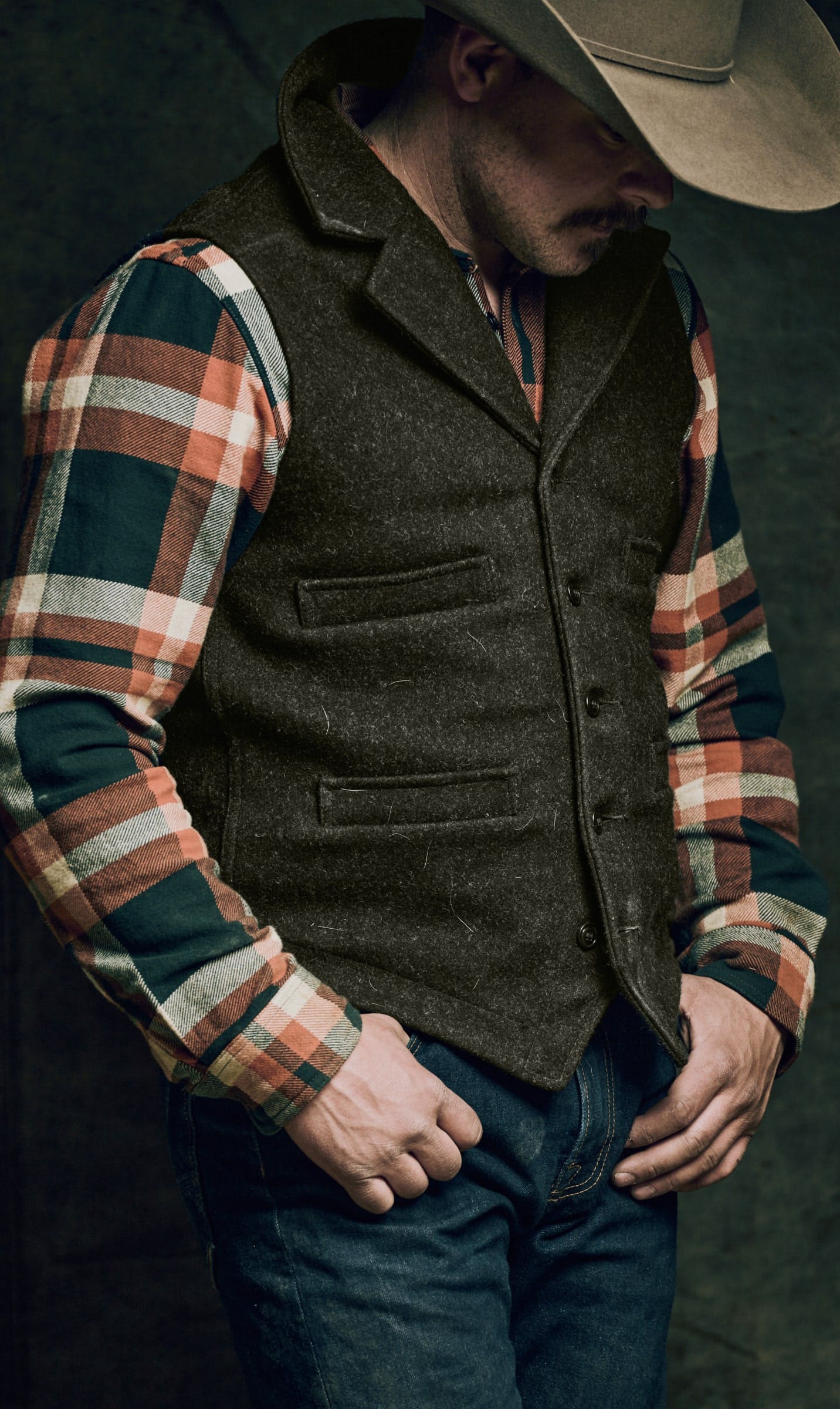 Filson western vest on sale